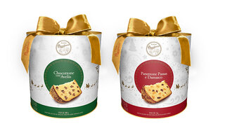 Casa Bauducco - Chocottone com Avelãs e Panettone as e Damasco